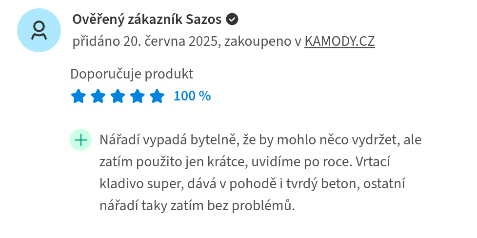 dewalt hodnocení